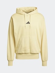 adidas Black Essentials Feelcozy Fleece Hoodie - Image 5 of 5