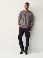 adidas Brown Essentials Small Logo Single 100% Cotton Jersey T-Shirt - Image 2 of 5