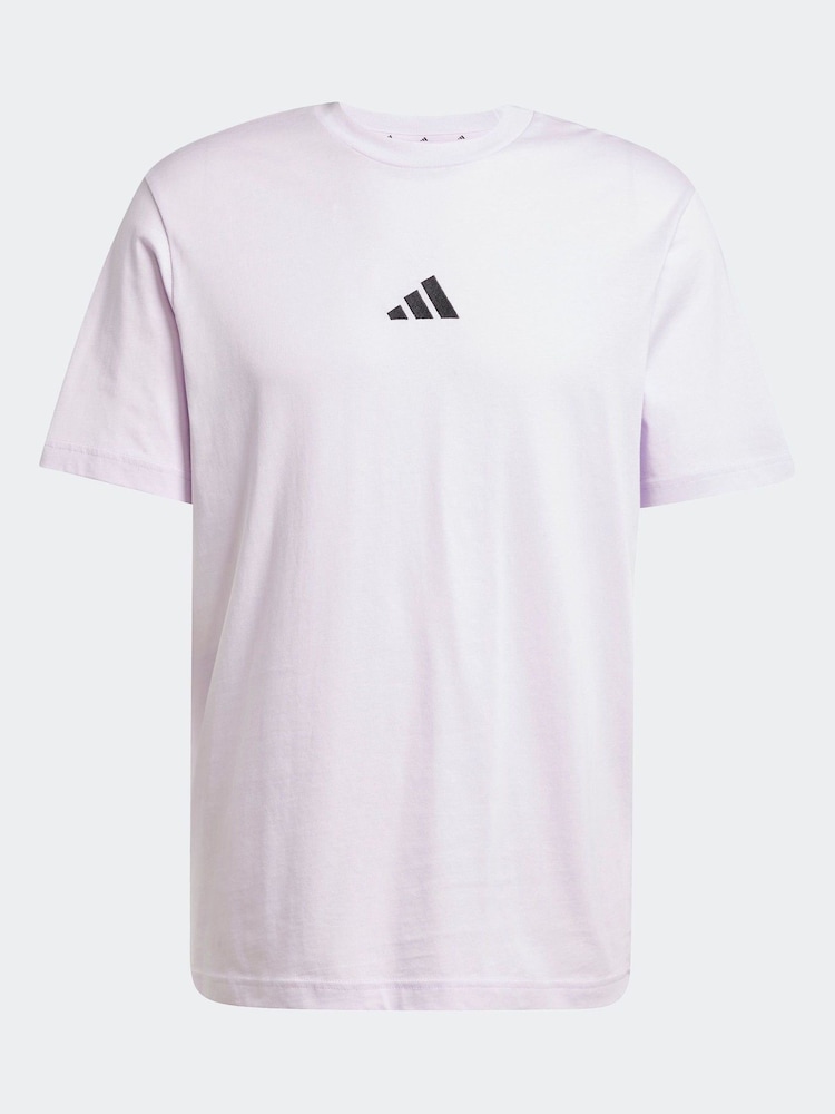 adidas Essentials Small Logo Single 100% Cotton Jersey T-Shirt - Imagen 5 de 5