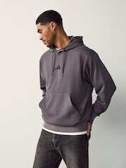 adidas Black Essentials Feelcozy Fleece Hoodie - Image 1 of 5