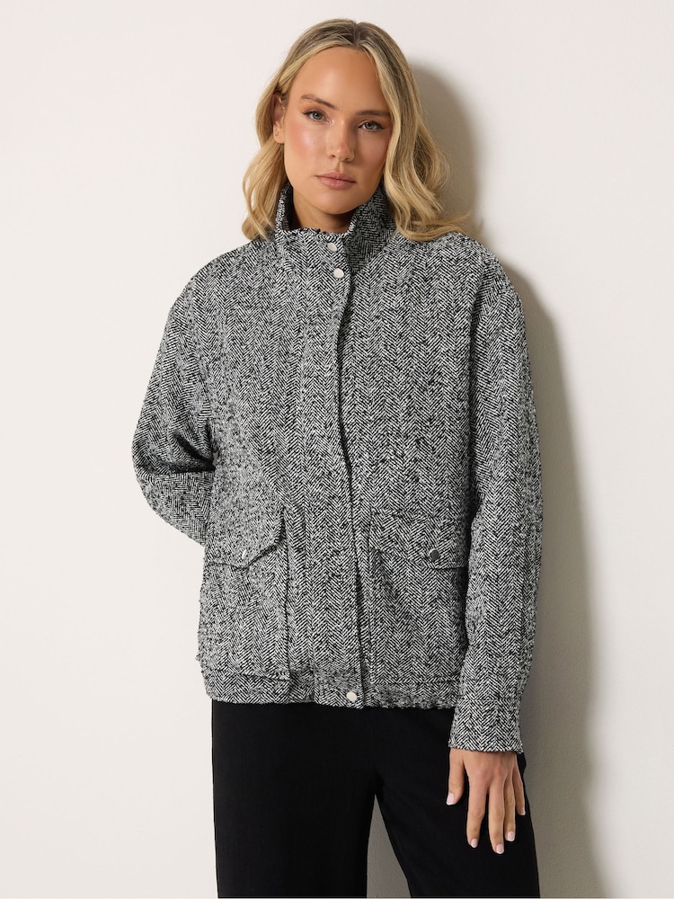 Chaqueta con diseño de espiga de Long Tall Sally - Imagen 1 de 5