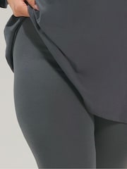 Yours Curve Grey Leggings - Image 4 of 6