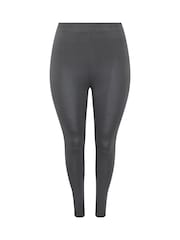 Yours Curve Grey Leggings - Image 5 of 6
