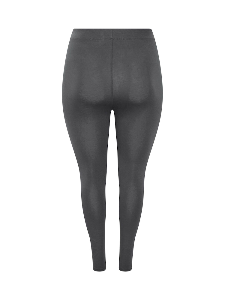 Yours Curve Grey Leggings - Image 6 of 6