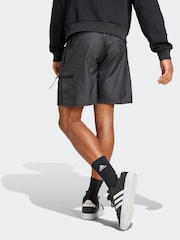 adidas Black City Escape Shorts - Image 2 of 6