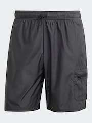 adidas Black City Escape Shorts - Image 6 of 6