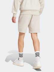 Кремовый - Шорты из джерси Adidas Essentials Linear Single - Image 2 of 7