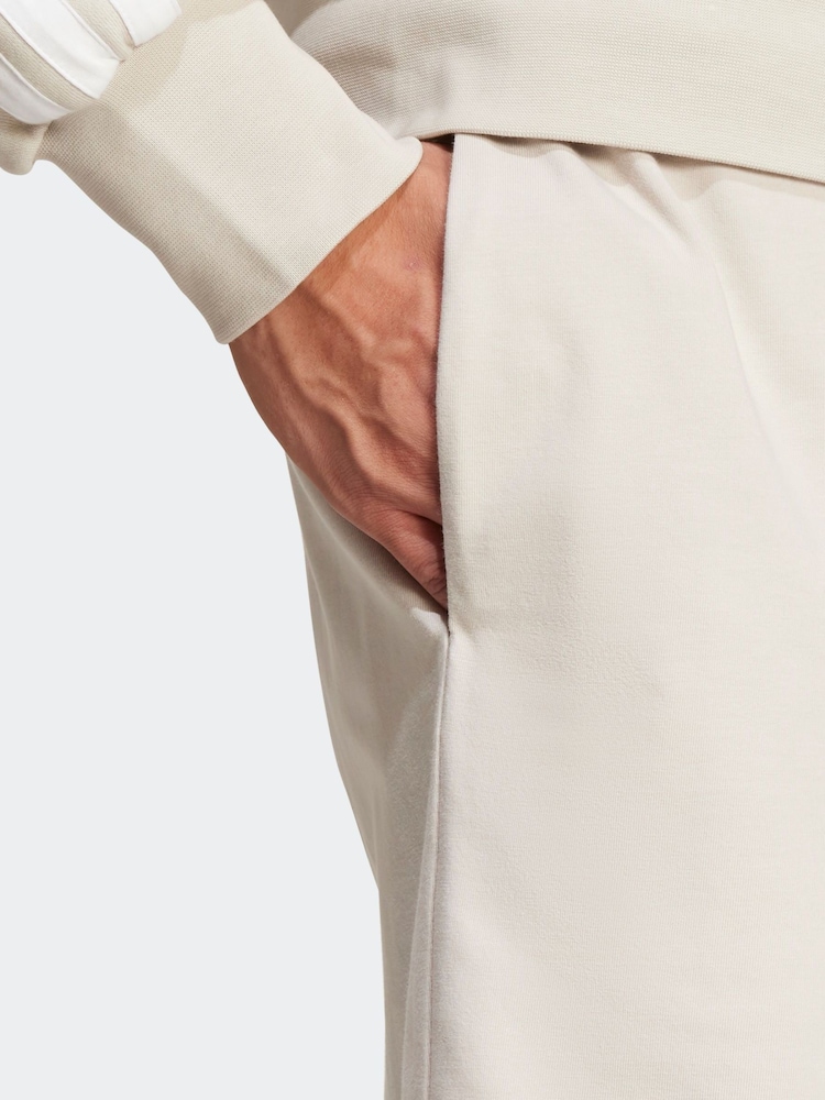 adidas Cream Essentials Linear Single Jersey Shorts - Image 5 of 7