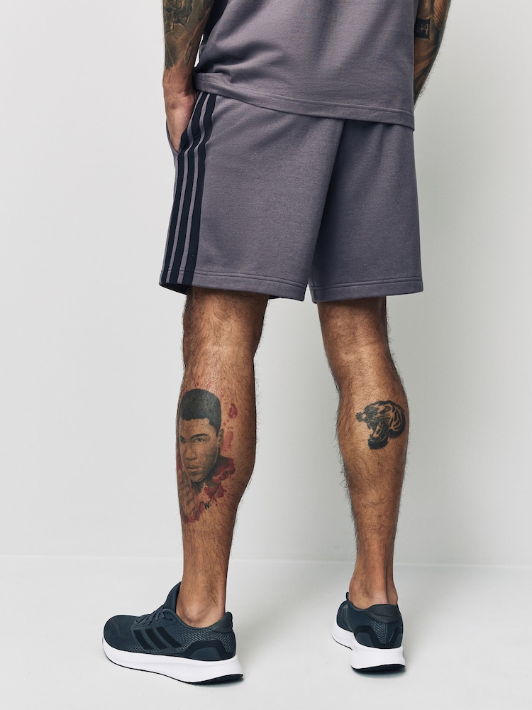 adidas Essential 3-Stripes French Terry Shorts - Image 2 of 5