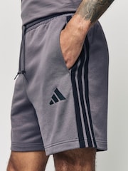 adidas Essential 3-Stripes French Terry Shorts - Image 4 of 5