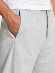 adidas Grey Essentials Big Logo French Terry Shorts - Image 4 of 6