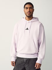 adidas Pink Essentials Feelcozy Fleece Hoodie - Image 1 of 5