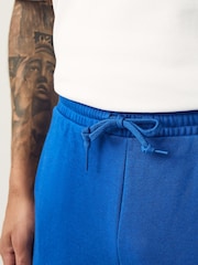 adidas Blue Essentials Big Logo French Terry Shorts - Image 5 of 6