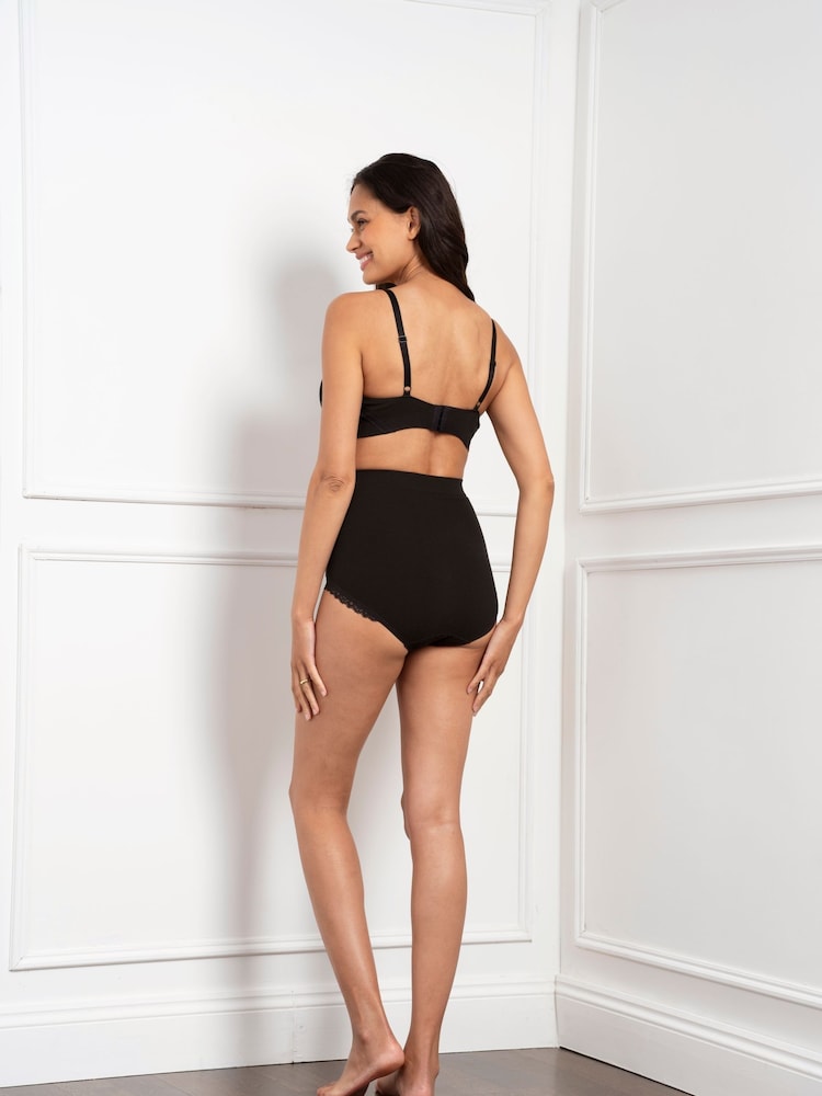 Seraphine Maternity Black Briefs 5 Pack - Image 10 of 13
