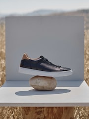 Vionic Mens Lucas II Regular Fit Leather Trainers - Image 7 of 10