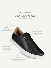 Vionic Mens Lucas II Regular Fit Leather Trainers - Image 9 of 10
