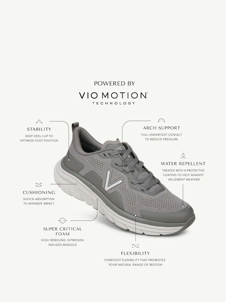 Grau - Vionic, Mwalk Max, Turnschuhe für Herren in weiter Passform - Bild 9 von 9 Grau - Vionic, Mwalk Max, Turnschuhe für Herren in weiter Passform - Bild 9 von 9