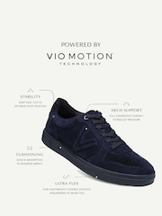 Vionic Mens Lucas Court Medium Fit Waxed Suede Trainers - Image 7 of 8