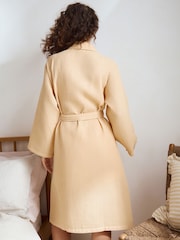 Amarillo - Bata de punto de grano de arroz - Imagen 2 de 7