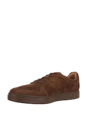 Vionic Mens Lucas Court Medium Fit Waxed Suede Trainers - Image 3 of 8