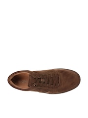 Vionic Mens Lucas Court Medium Fit Waxed Suede Trainers - Image 4 of 8