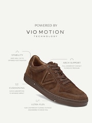Vionic Mens Lucas Court Medium Fit Waxed Suede Trainers - Image 7 of 8