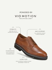 Vionic Mens Lombard Derby Wide Fit Shoes - Image 8 of 9
