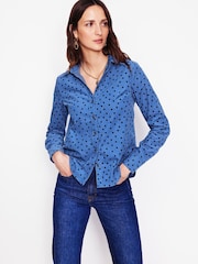Boden Blue 100% Cotton Sienna Cord Shirt - Image 4 of 6