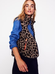Boden Brown Truro Borg Gilet - Image 1 of 5