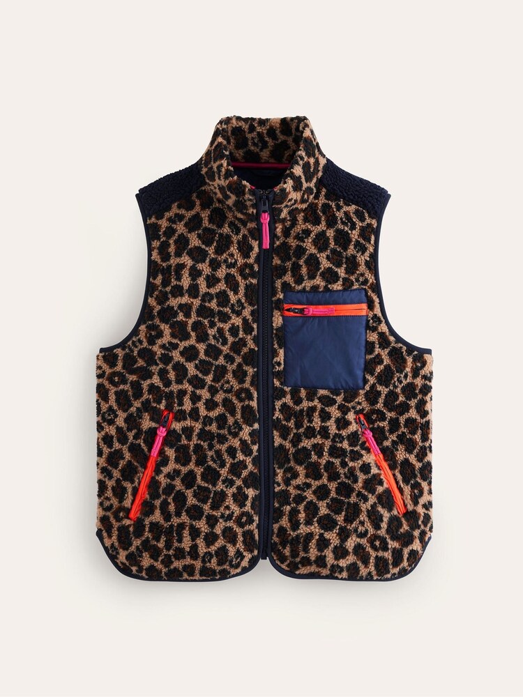 Boden Brown Truro Borg Gilet