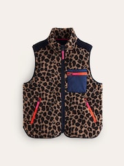 Boden Brown Truro Borg Gilet - Image 5 of 5