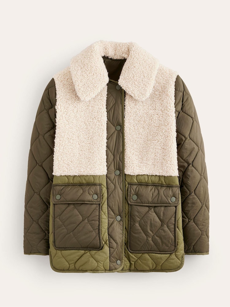 Boden Chester Steppmantel mit Sherpa-Fleece - Bild 7 von 7