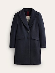 Boden Blue Chichester Textured Coat - Image 5 of 5