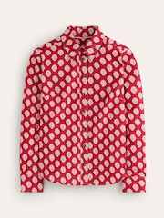 Boden Burgundy 100% Cotton Sienna Corduroy Shirt - Image 5 of 5