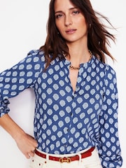 Boden Blue 100% Cotton Marina Jersey Shirt - Image 1 of 5