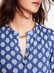 Boden Blue 100% Cotton Marina Jersey Shirt - Image 2 of 5