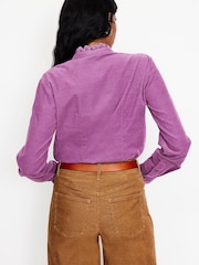 Purple - Boden 100% Cotton Phoebe Cord Shirt - Image 3 of 5
