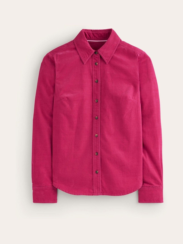 Boden Pink 100% Cotton Sienna Corduroy Shirt - Image 5 of 5
