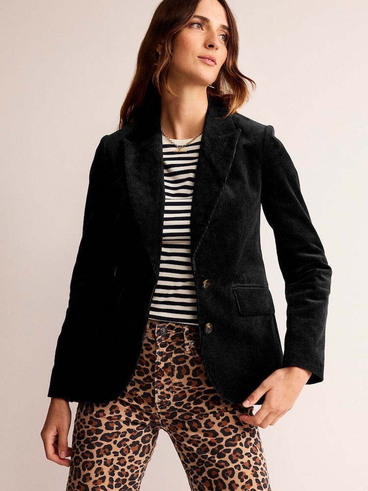 Boden Black Marylebone Cord Blazer - Image 1 of 6