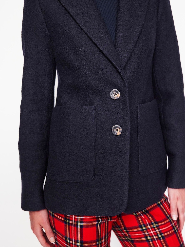 Boden Blue Marylebone Textured Blazer - Image 2 of 6
