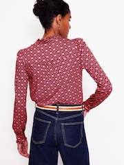 Boden Pink Caroline Jersey Shirt - Image 2 of 5