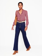 Boden Pink Caroline Jersey Shirt - Image 3 of 5