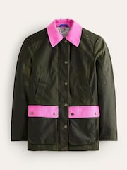 Boden Green 100% Cotton Heritage Wax Jacket - Image 5 of 5