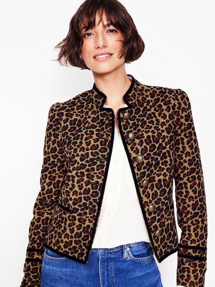 Boden Brown Cambridge Military Jacket - Image 2 of 6