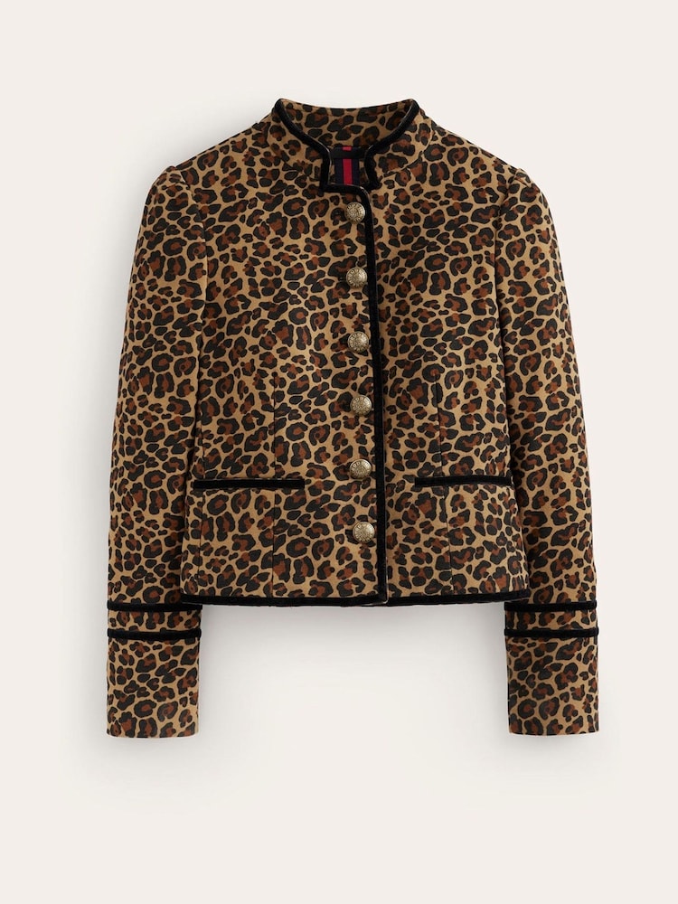 Boden Brown Cambridge Military Jacket - Image 6 of 6 Boden Brown Cambridge Military Jacket - Image 6 of 6
