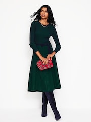 Grün - Boden Lola Midi-Strickkleid - Bild 1 von 7