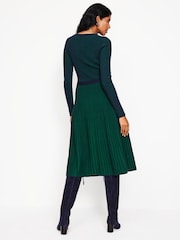 Grün - Boden Lola Midi-Strickkleid - Bild 2 von 7
