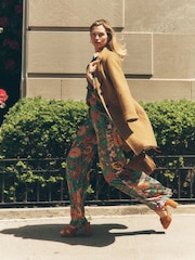 Boden Brown Chichester Textured Coat - Image 1 of 2