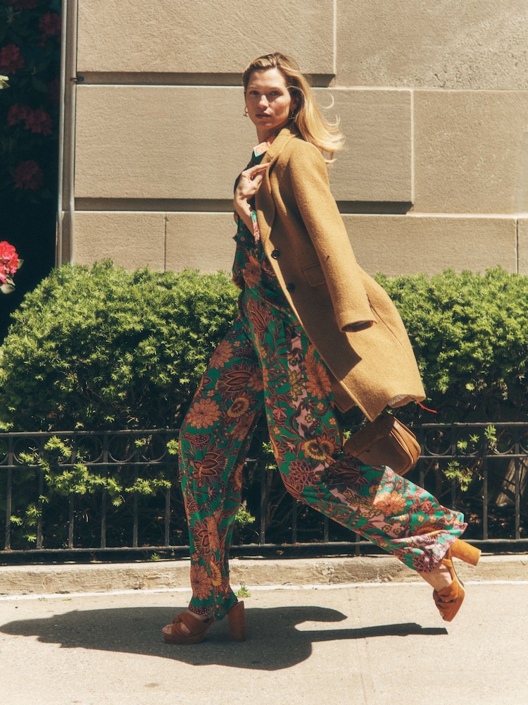 Boden Brown Chichester Textured Coat - Image 1 of 2