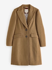 Boden Brown Chichester Textured Coat - Image 2 of 2
